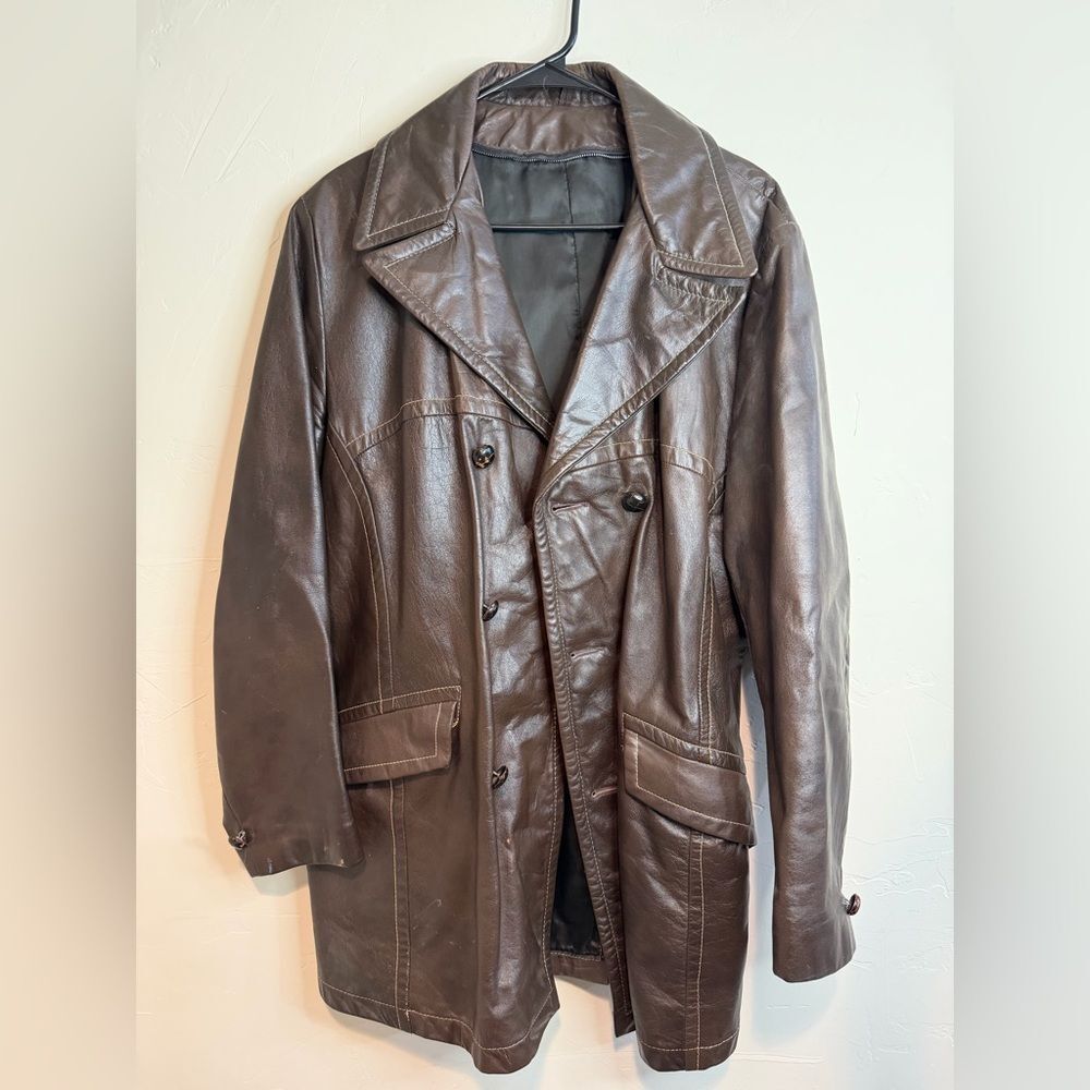 Vintage Leather Coat